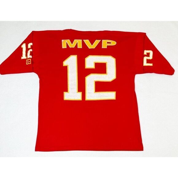 Vintage 80s NFL Kansas City Chiefs Jersey T-Shirt Red XL Single Stitch Football - Picture 3 of 10